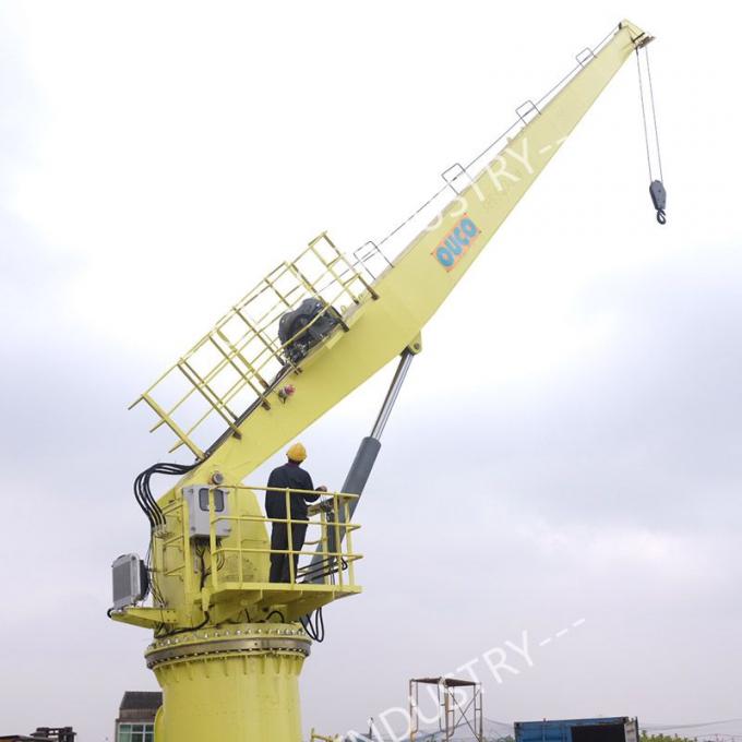 Stahlsteifer Boom-Marinekräne der plattform