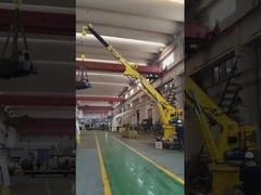 1.7T8.3M Knuckle Boom Telescopic Marine Crane Feldversuch Video