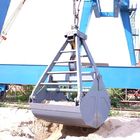 Sand Handling Bulk Cargo 2 Rope Clamshell Grab Bucket